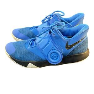 Nike Zoom Blue KD Trey 5 VI Warriors Basketball Shoes AA7067-401 Men's Size 12